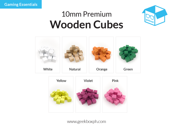 Wood Cubes (8mm) - Print & Play