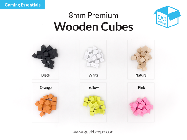 20 Wooden Cubes (10mm) – Artipia Games