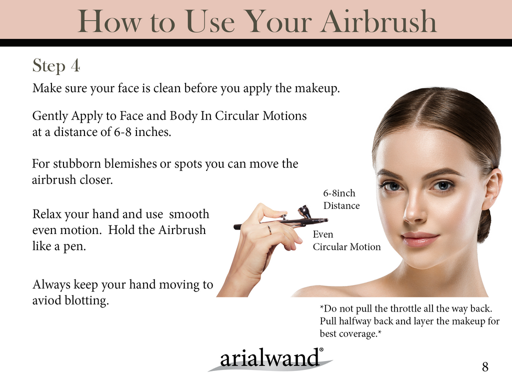 Pro Airbrush Makeup Kit - DEEP – arialwand