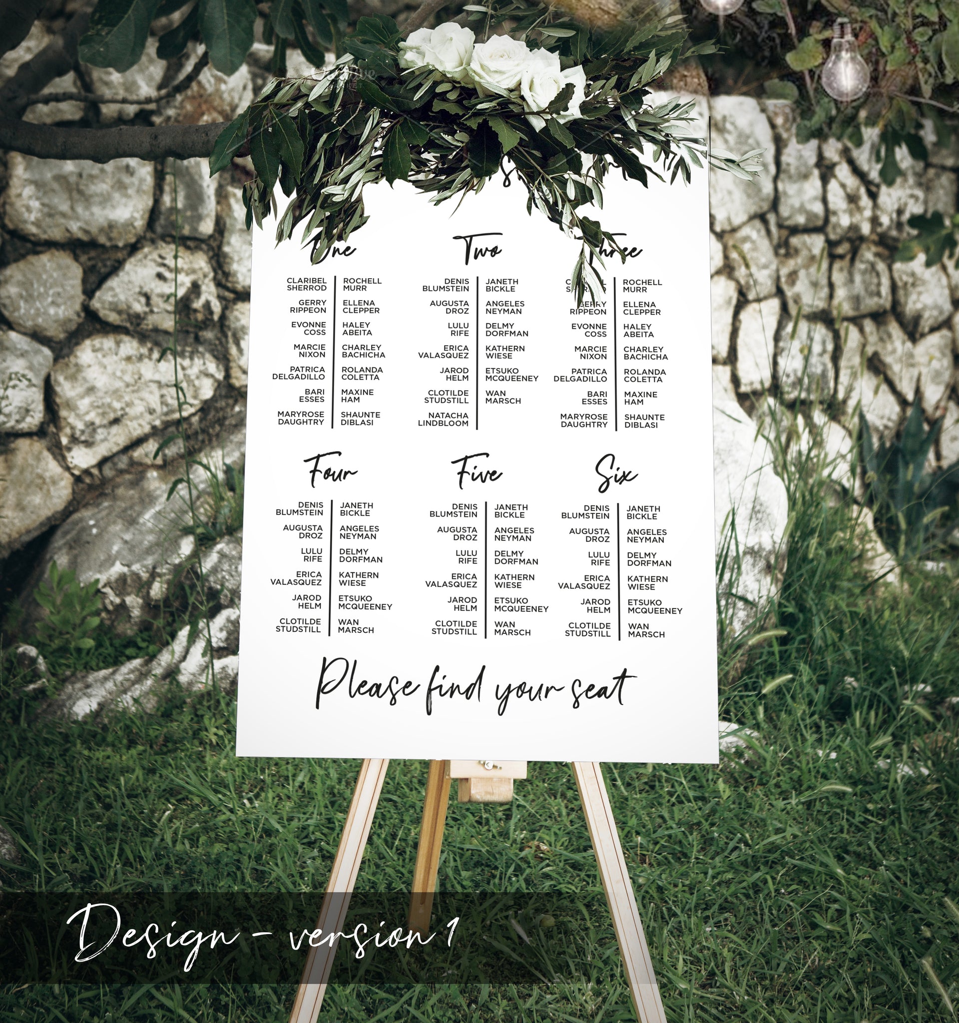 Wedding Seating Plan Large A1 Sign Wedding Decor Wedding Signage P Fireflies Designs