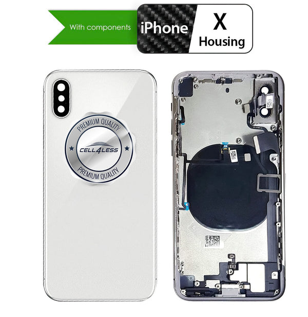 iPhone X SPACE GRAY Rear Housing Midframe Assembly w/ Pre 