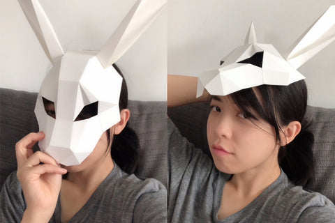 Mask on head