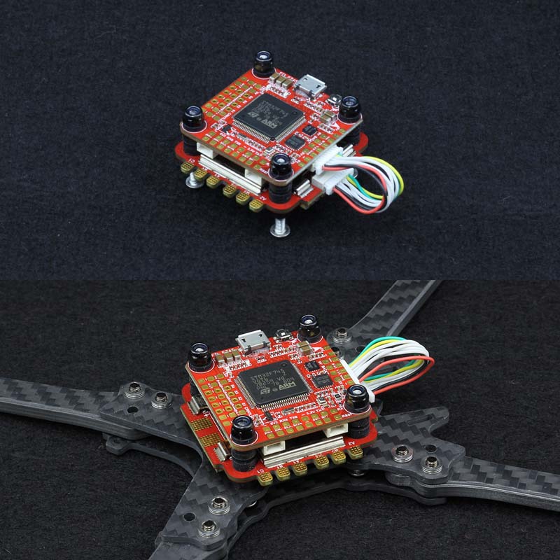 HGLRC FD765 F7 FC & 65A BL_Heli 4in1 3-6s ESC Stack 14 - HGLRC