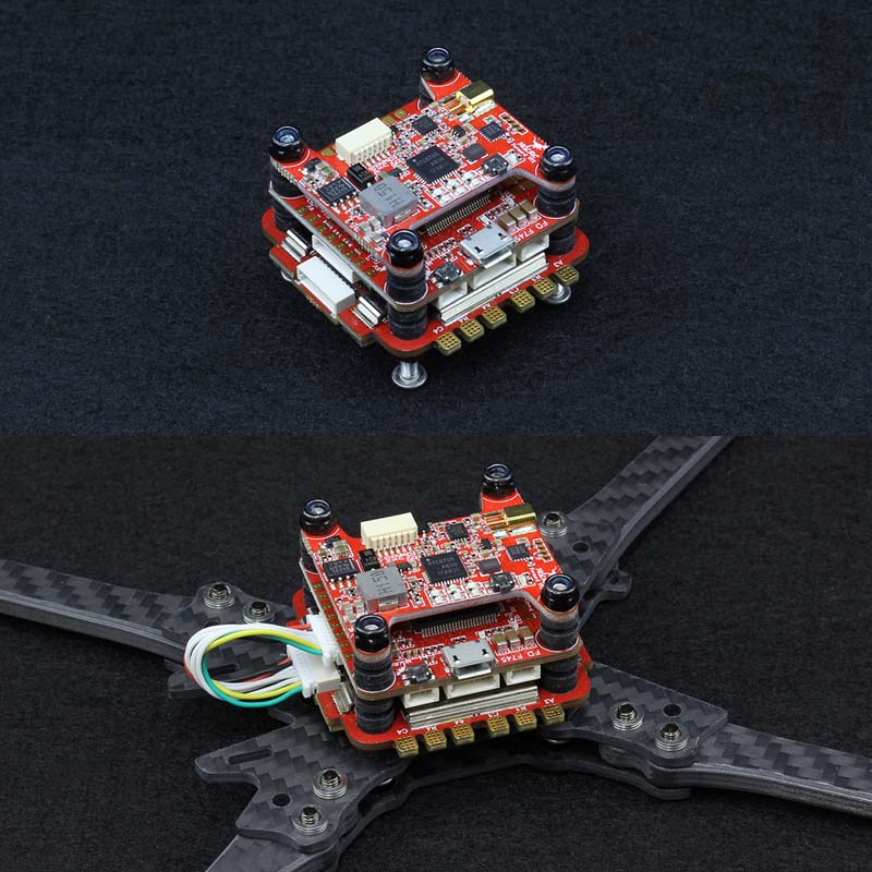 HGLRC FD765-VTX / F7 DUAL GYRO FC & 65A BL_Heli_32 4in1 ESC & VTX (3-6s Stack) 20 - HGLRC