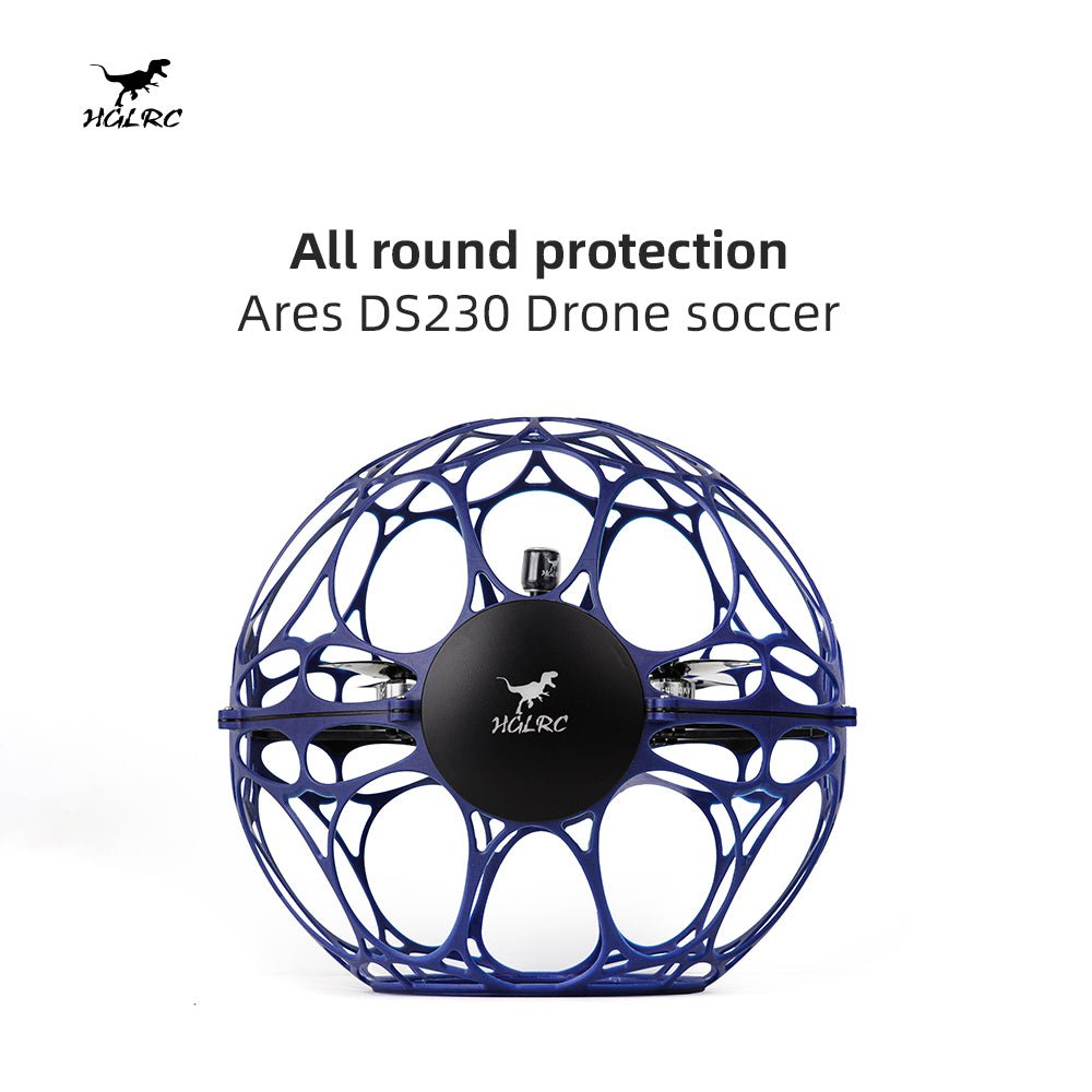 HGLRC Ares DS230 Drone Soccer Standard Blue BNF Ant ECO AC900