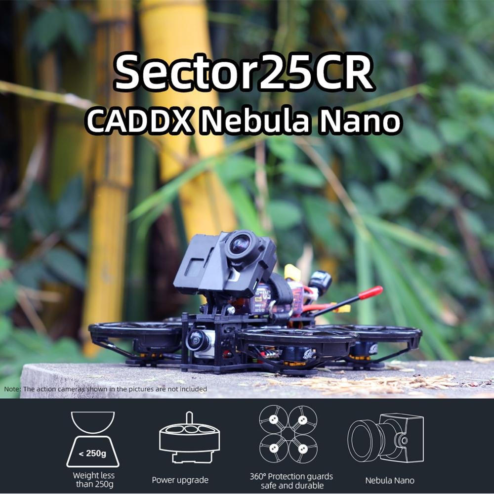 HGLRC Sector25CR 2.5'' HD DJI Runcam Phoenix HD Nano PNP