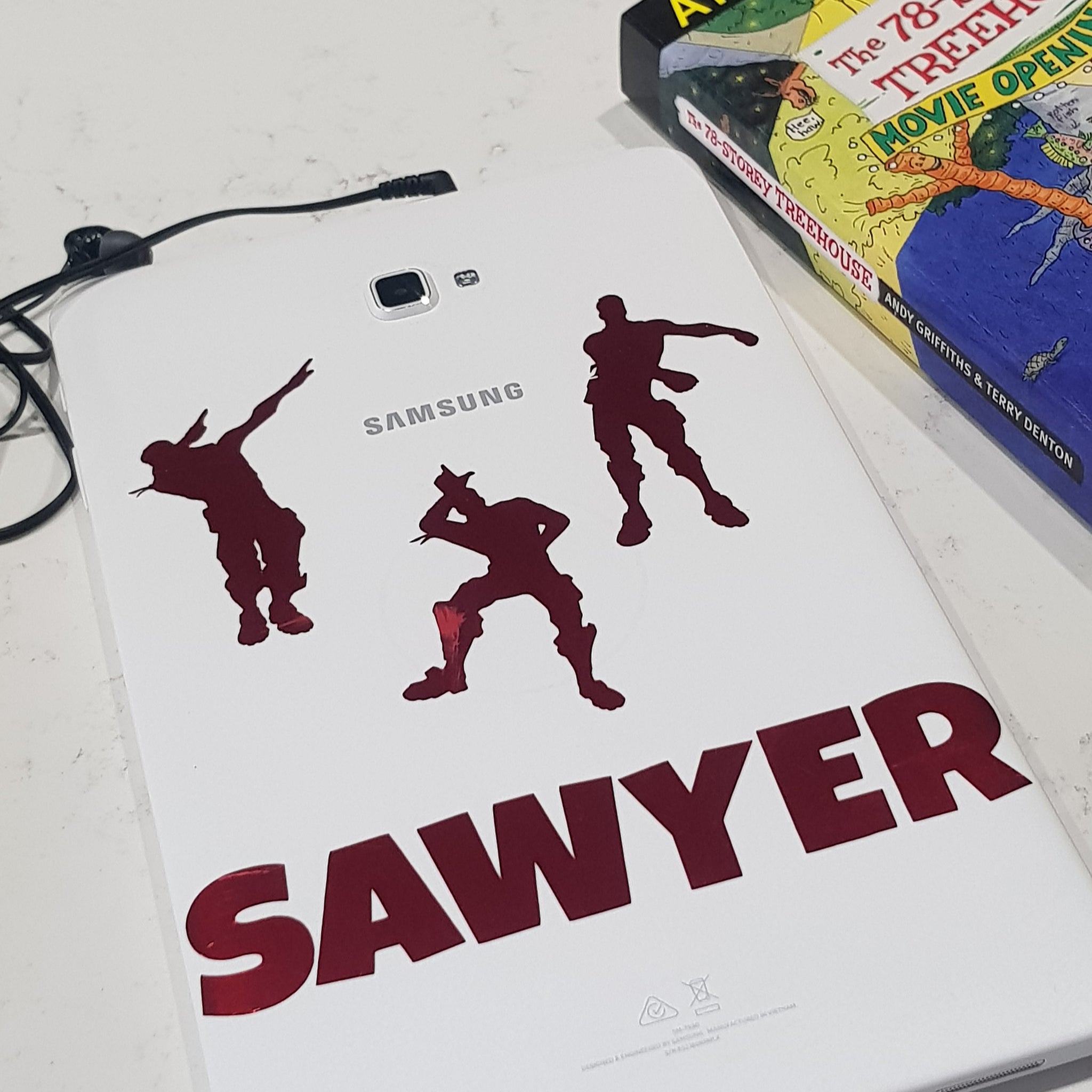 Fortnite Triple Play Dancers Name Lunchbox Laptop Decal Sticker - 