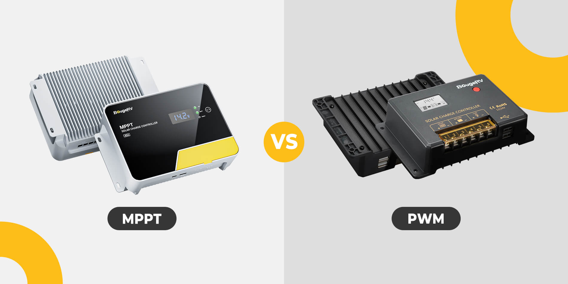 Mppt Vs Pwm Solar Charge Controller How To Choose Bougerv