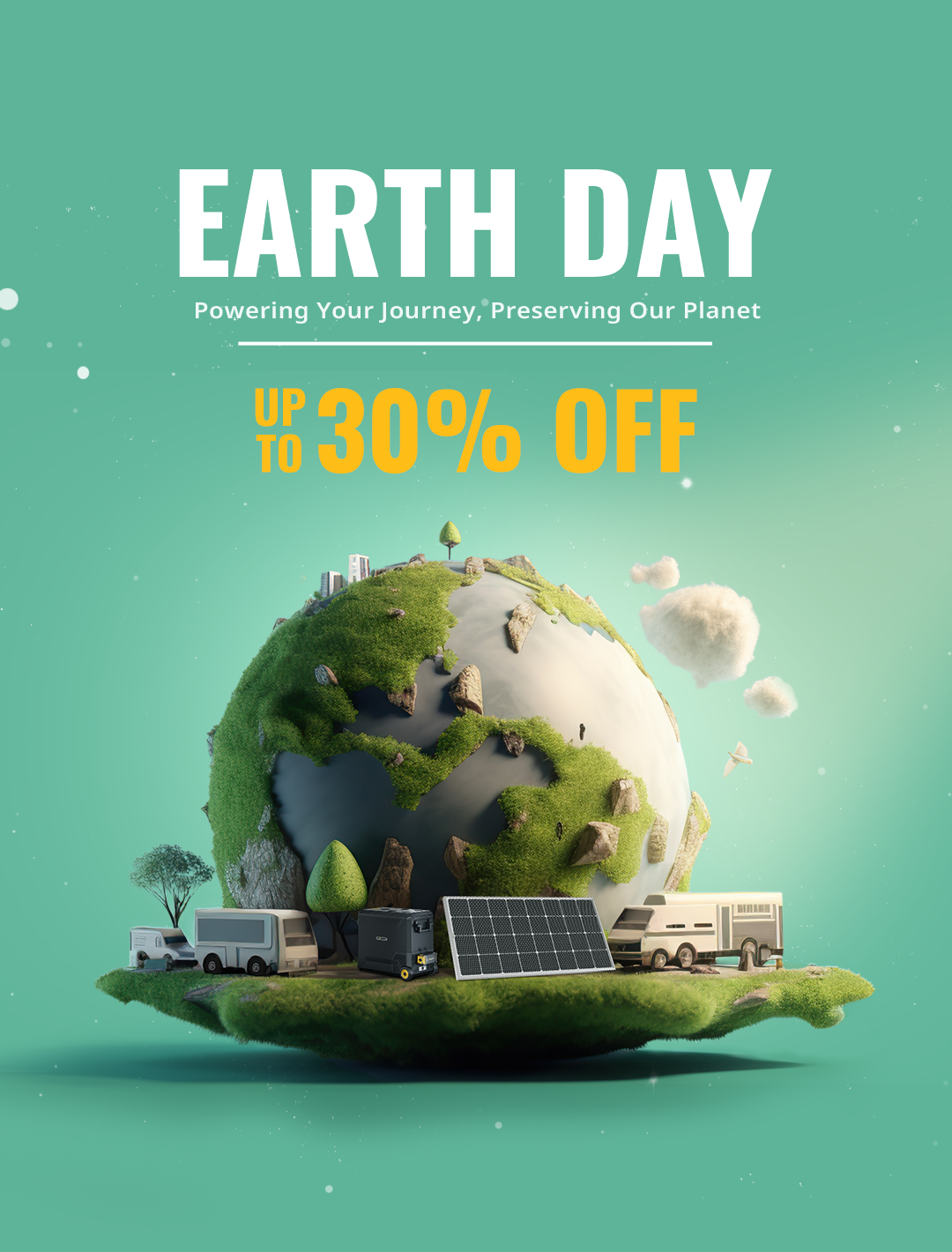 BougeRV earth day sale