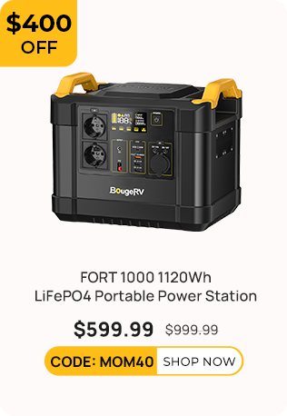 FORT 1000 1120Wh LiFePO4 Portable Power Station