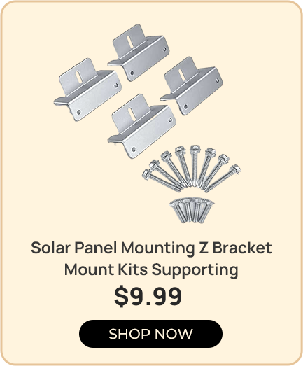Solar Panel Mounting Z Bracket Mount Kits Supporting