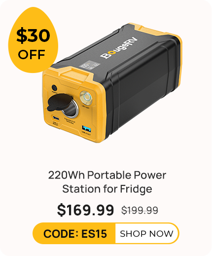 220WH Portable Power Station for Fridge