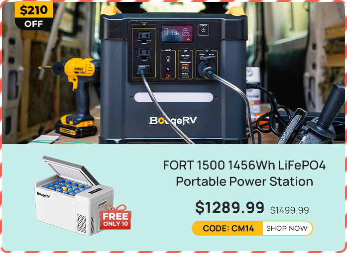 FORT 1500 1456Wh LiFePO4 Portable Power Station