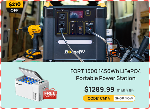 FORT 1500 1456Wh LiFePO4 Portable Power Station