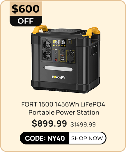 FORT 1500 1456Wh LiFePO4 Portable Power Station