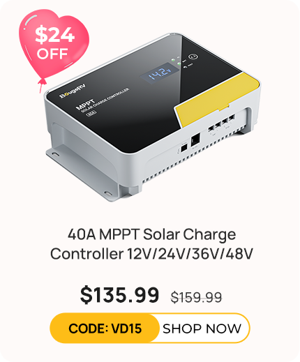 40A MPPT Solar Charge Controller 12V/24V/36V/48V