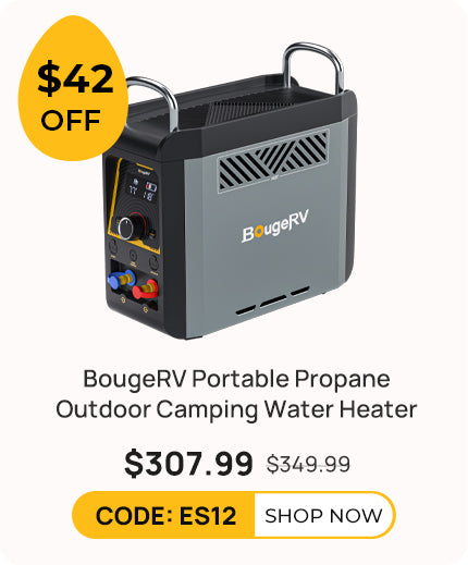 BougeRV Portable Propane Outdoor Camping Water Heater