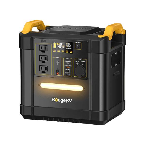 BougeRV Fort 1500 portable generator to run a house