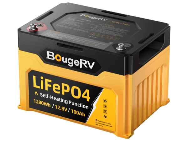 BougeRV’s 1280Wh self-heating battery