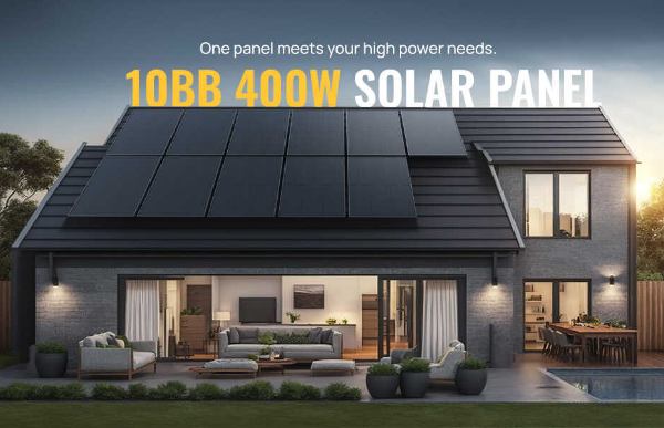 BougeRV’s portable high-wattage solar panel 400W for home use