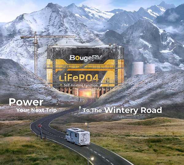 BougeRV’s portable sel-heating solar batteries for off-grid living