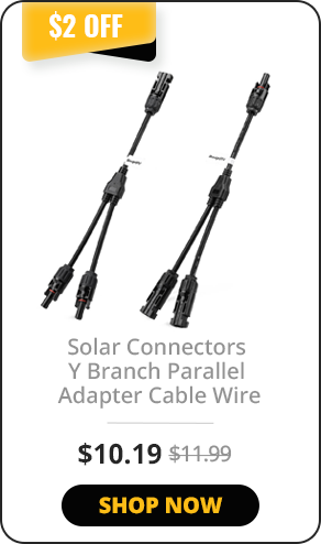 Solar Connectors Y Branch Parallel Adapter Cable Wire
