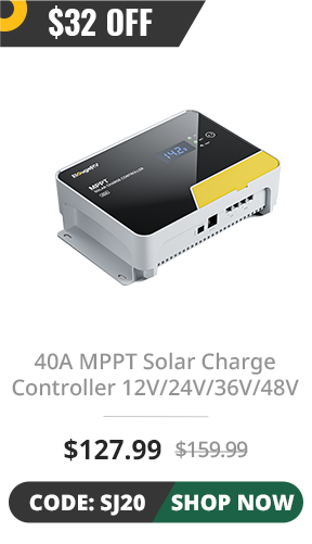 40A MPPT Solar Charge Controller 12V/24V/36V/48V