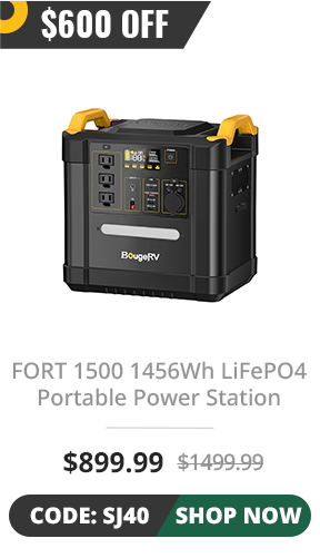 FORT 1500 1456Wh LiFePO4 Portable Power Station