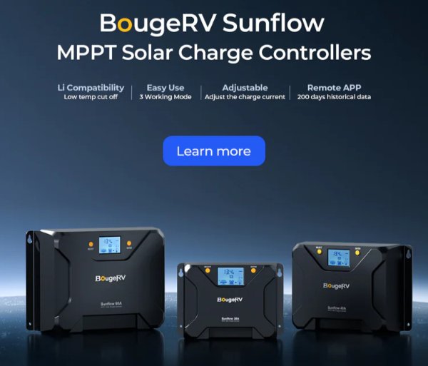 BougeRV’s Sunflow MPPT Solar Charge Controller