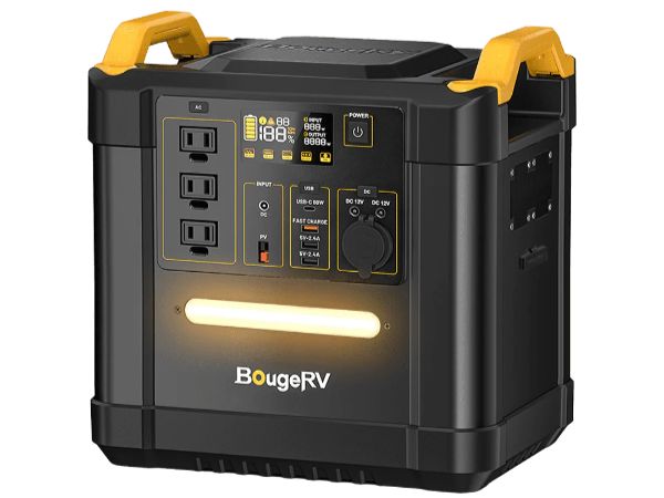 The BougeRV Fort 1500 can help you reduce kWh consumption