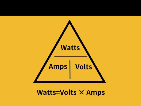 Volts to Watts formula