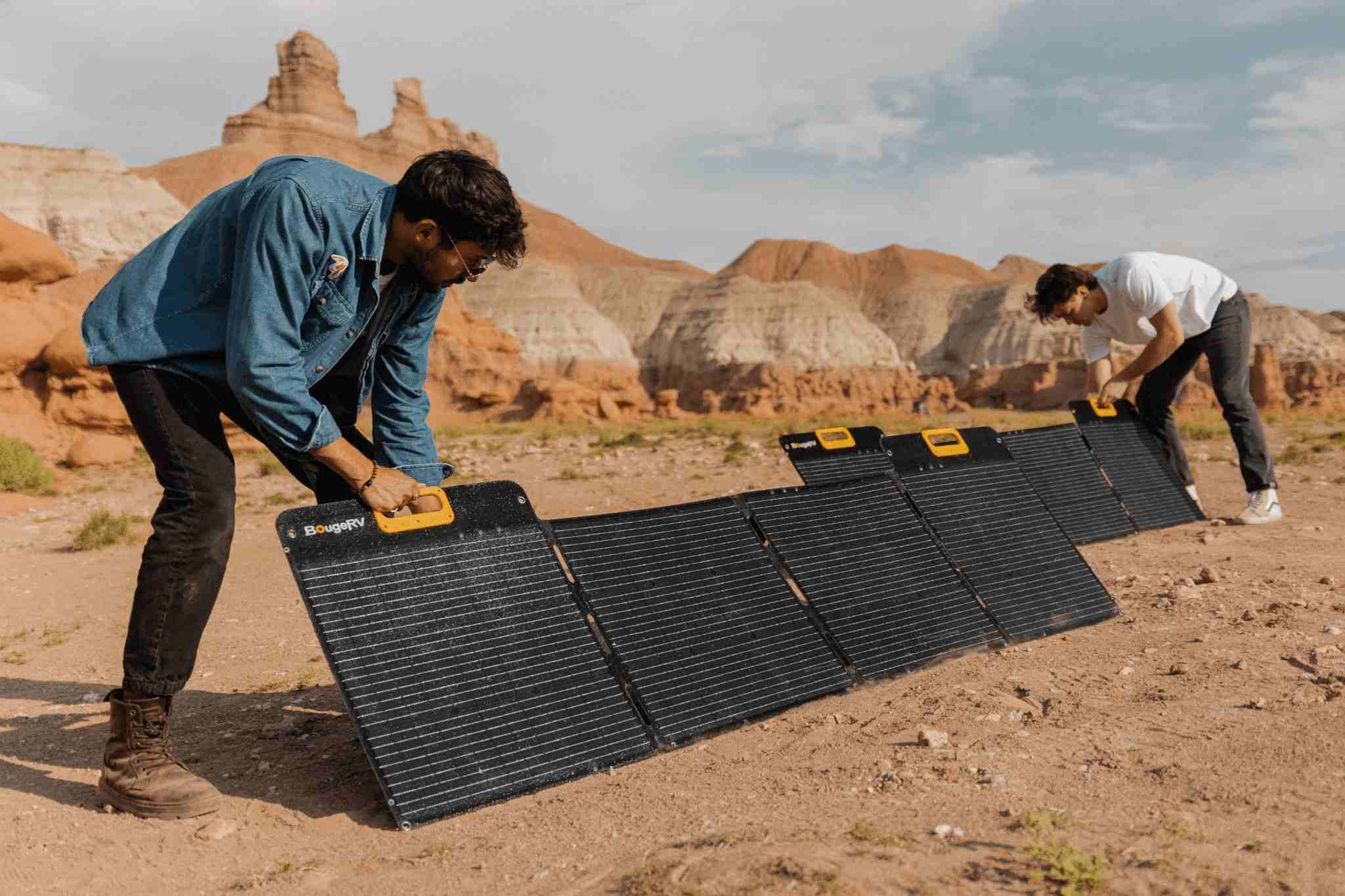 best portable camping solar panels