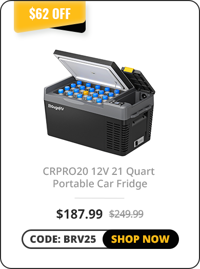 CRPRO20 21 Quart 12V Portable Car Fridge Freezer