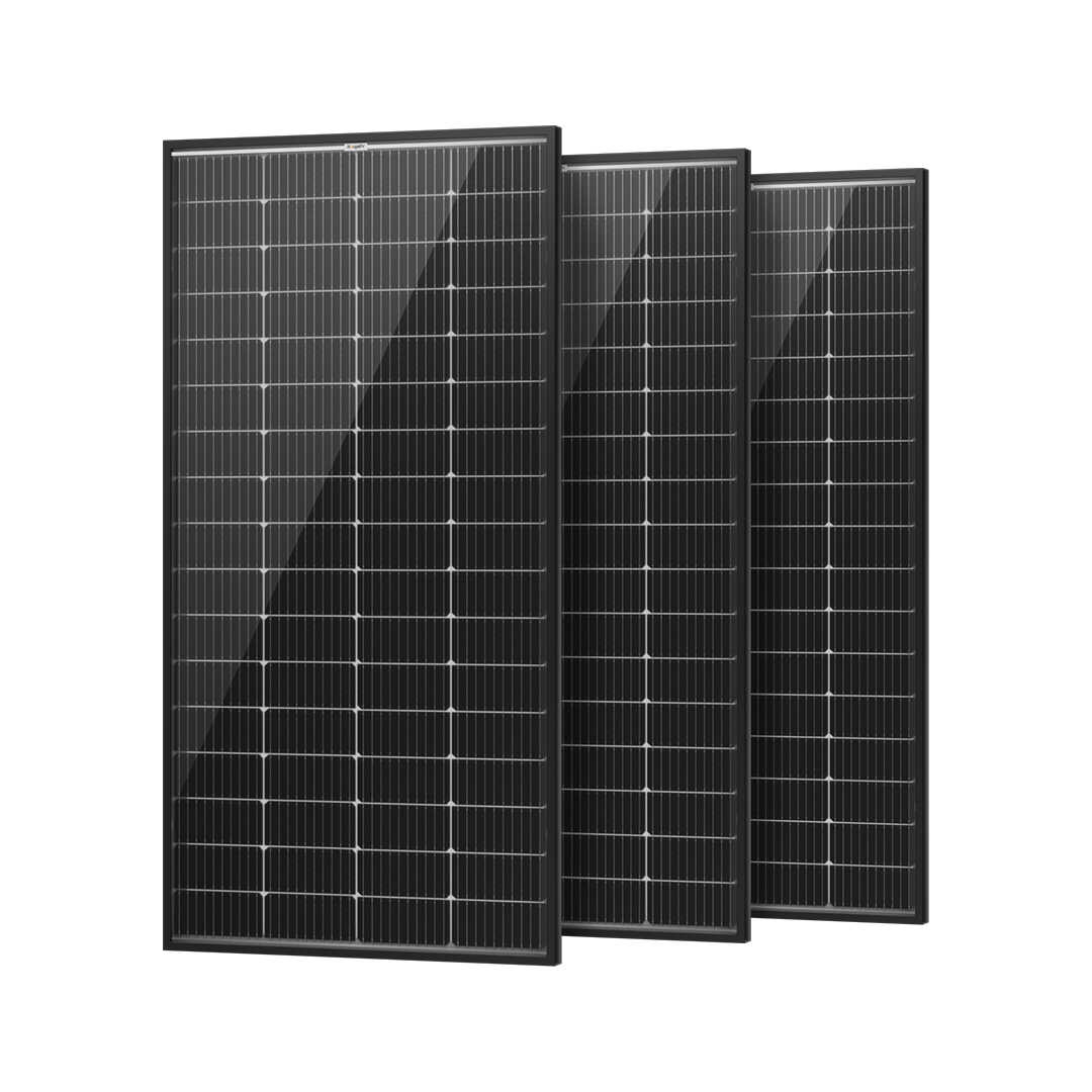 BougeRV 600W(200W*3PCS) 12V 9BB Mono Bifacial Solar Panel