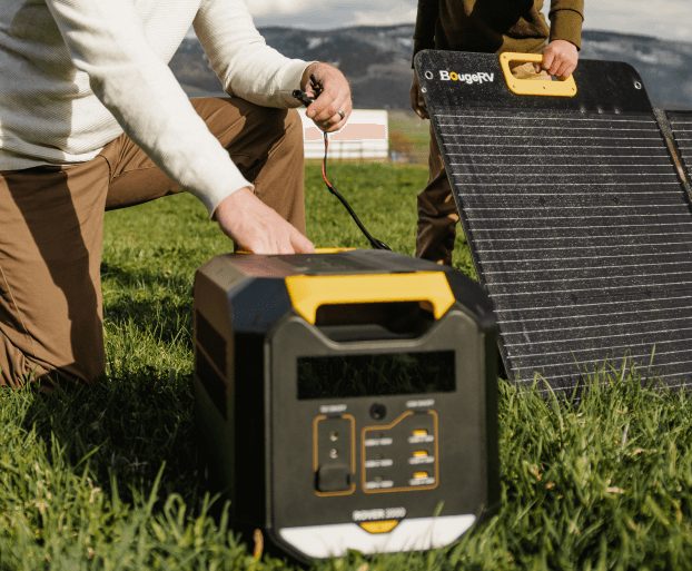 portable solar panels and portable power station