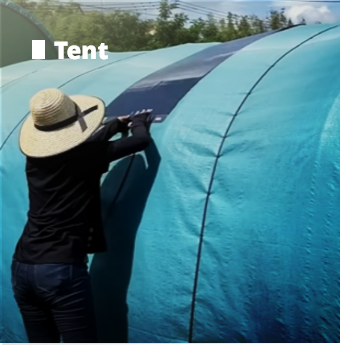 flexible solar panel for tent