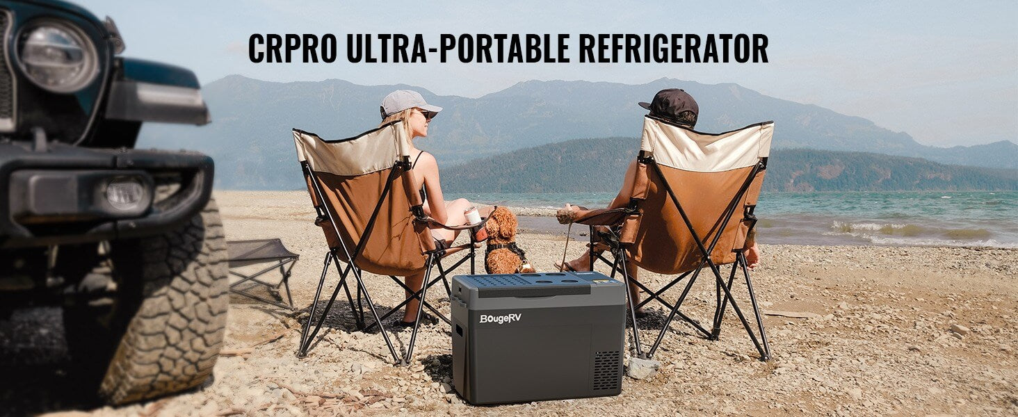 12V 30 Quart Portable Refrigerator for Camping