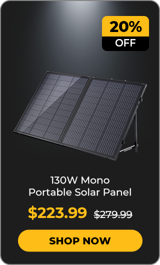 130W Mono Portable Solar Panel