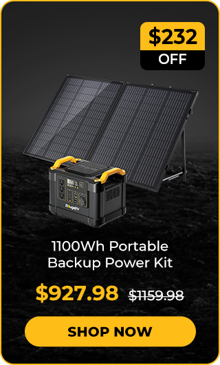 1100Wh Portable Backup Power Kit
