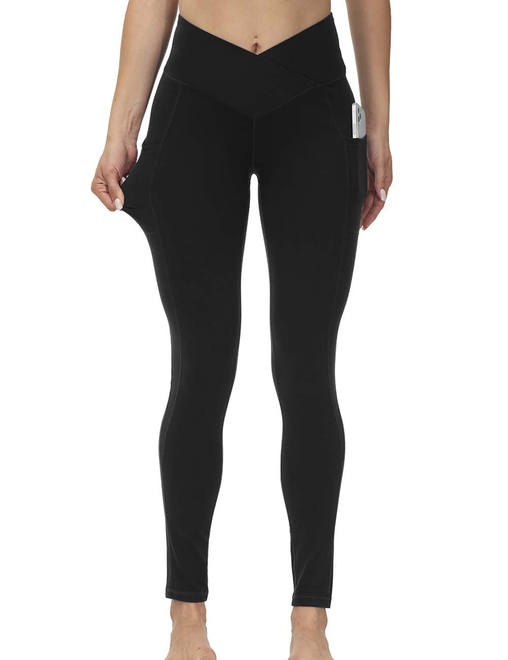 ALONG FIT Soft Mesh Yoga Pants with Side Pockets Workout High Waist  Breathable Stretchy Leggings for Women(BK007 CA,L) : : Clothing,  Shoes & Accessories