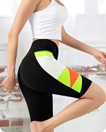 ALONG FIT Soft Mesh Yoga Pants with Side Pockets Workout High Waist  Breathable Stretchy Leggings for Women(BK007 CA,L) : : Clothing,  Shoes & Accessories