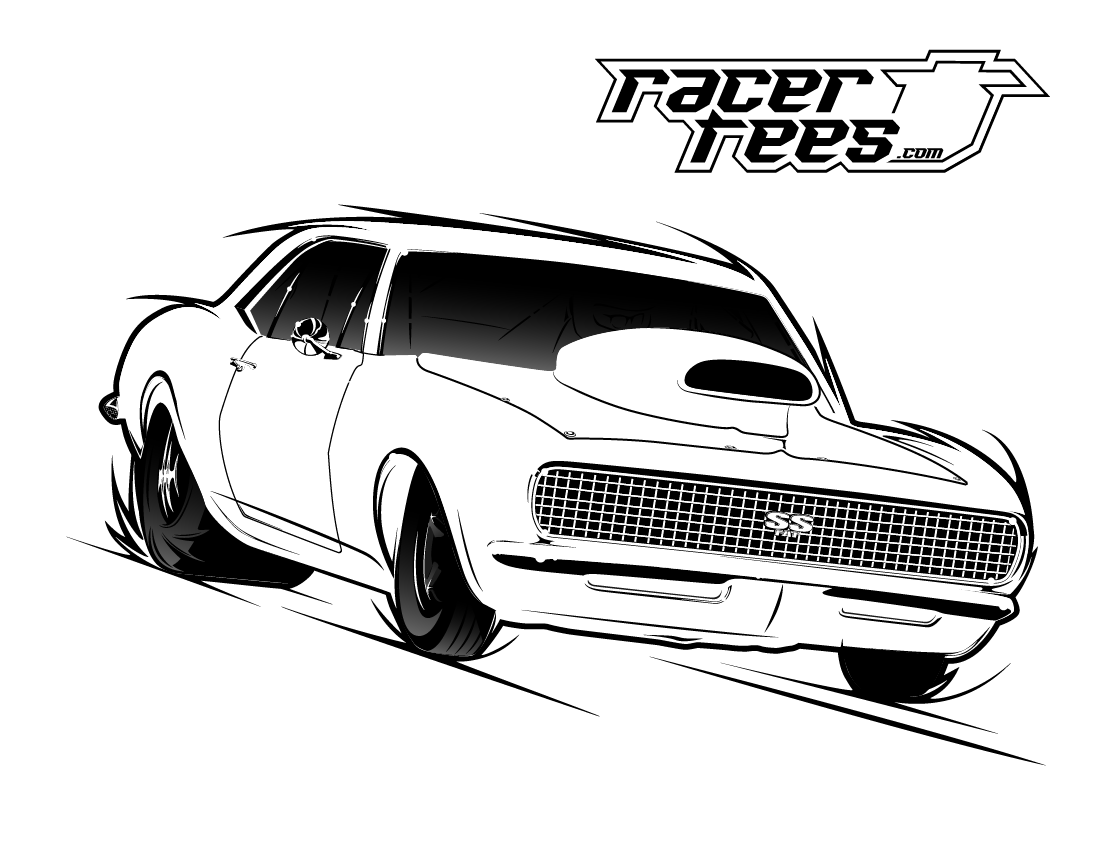 Drag Car Coloring Pages Free Printable Race Car Color - vrogue.co