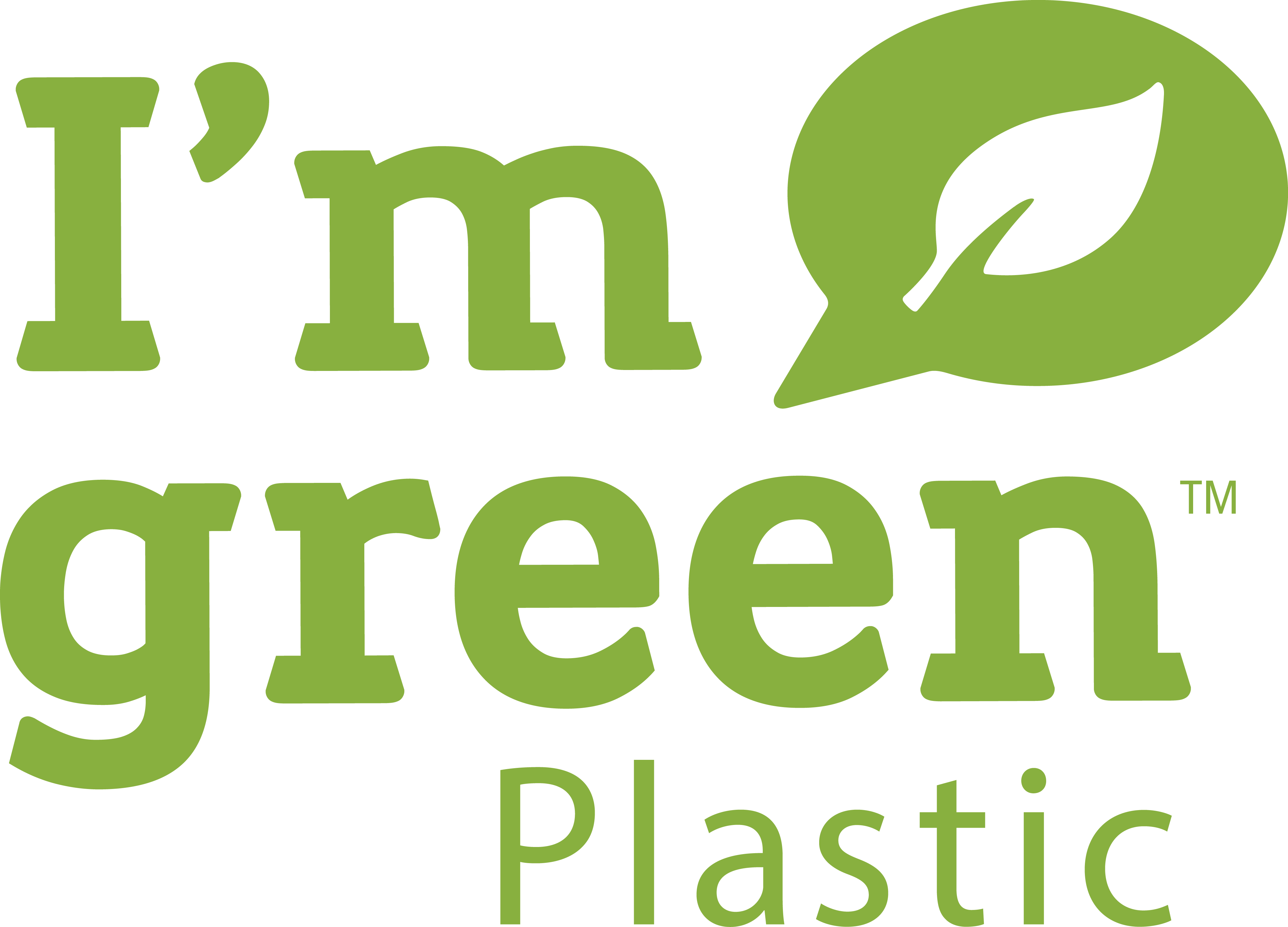 I’m Green Plastic Logo