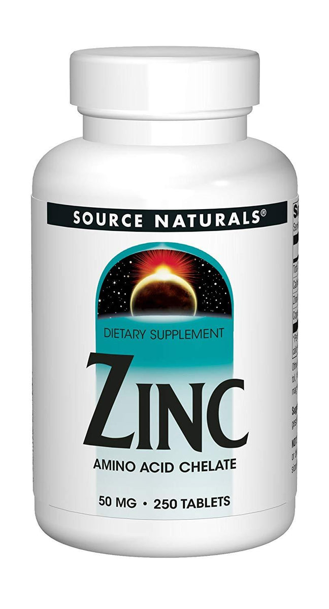 Zinc Chelate 50 mg 250 tabs — Health Spot