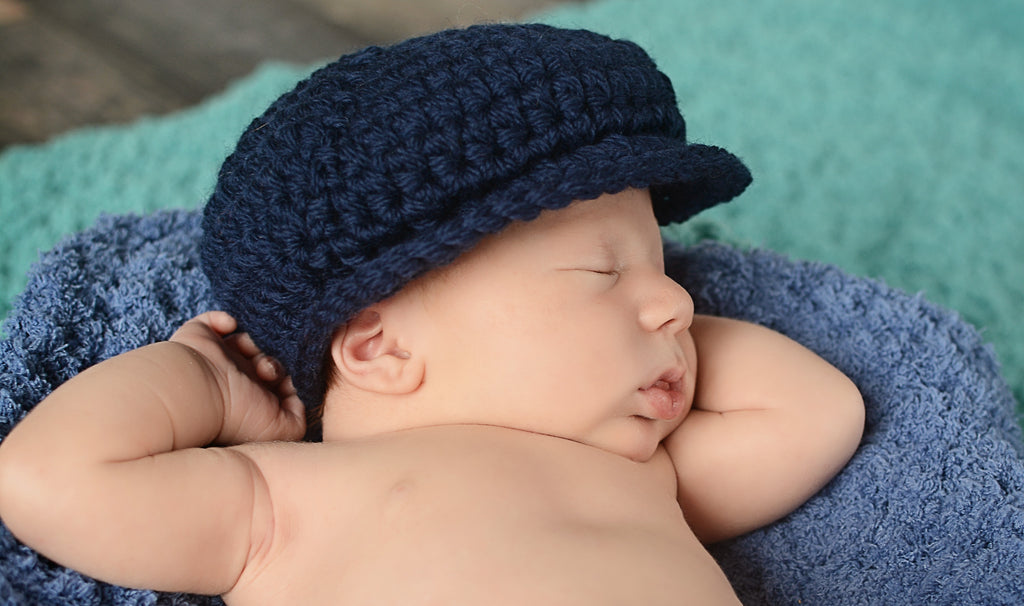 newborn newsboy cap