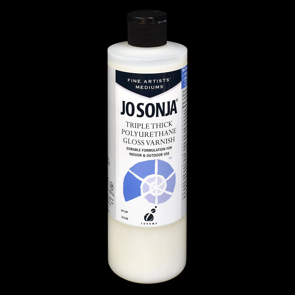 Triple Thick Poly Gloss Varnish - 16 oz Bottle – Jo Sonja's