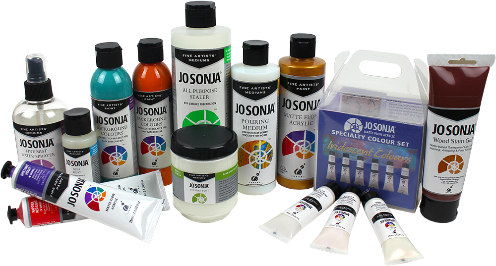 Chroma’s Jo Sonja Premium Metallic and Pearlescent Acrylic Paints and Sets