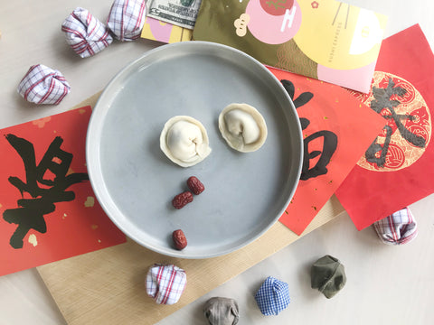 Make dumplings with kids for Chinese new year