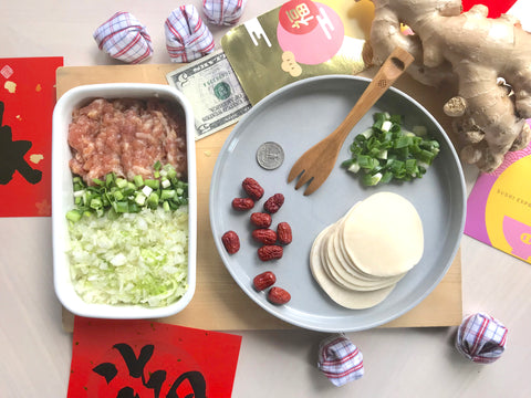 use simple ingredients and make dumplings with kids