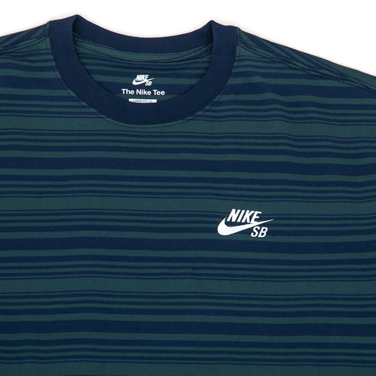 Nike SB Long-Sleeve Skate T-Shirt (Midnight Navy/Deep Jungle) L